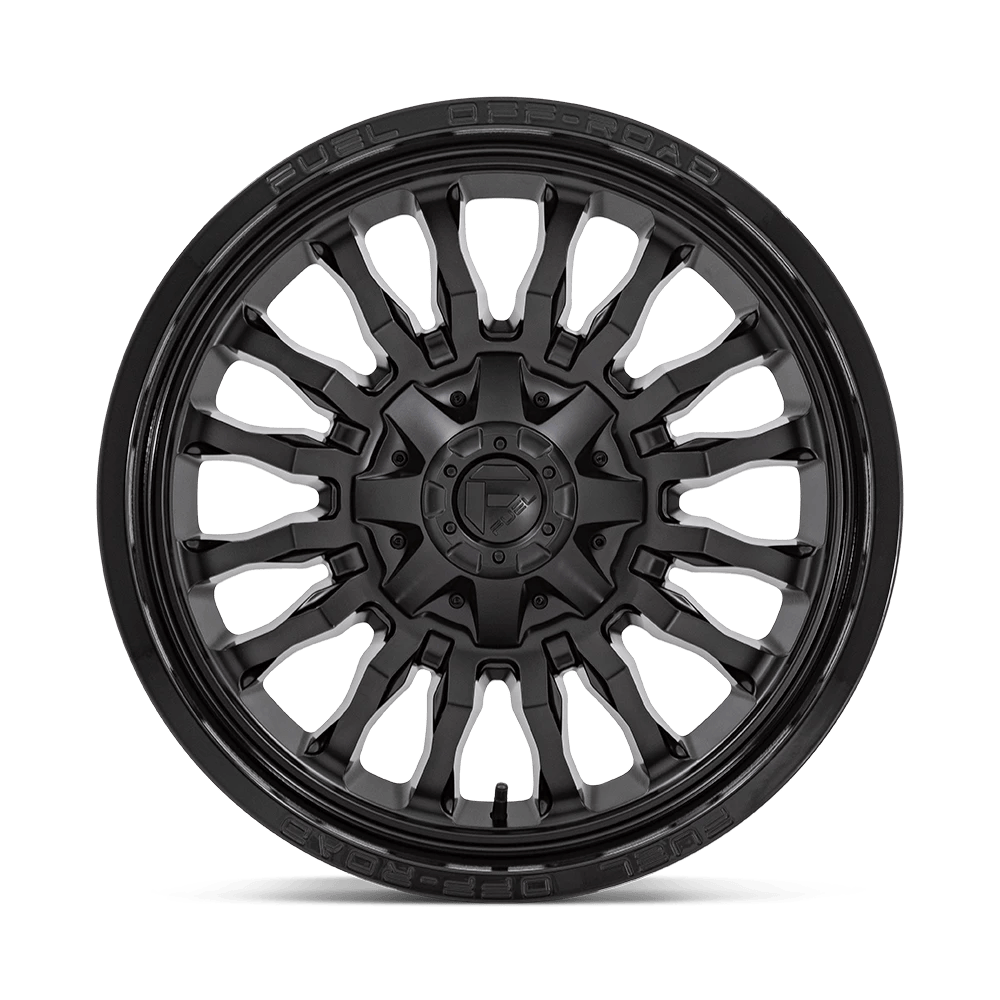 22x10 Fuel D796 Arc Matte Black W/ Gloss Black Lip Wheel 8x6.5 (-18mm)