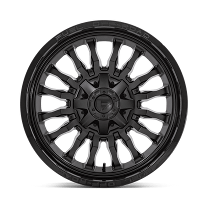 22x10 Fuel D796 Arc Matte Black W/ Gloss Black Lip Wheel 8x6.5 (-18mm)