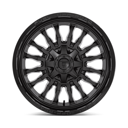 20x10 Fuel D796 Arc Matte Black Gloss Black Lip Wheel 5x5/5x5.5 (-18mm)