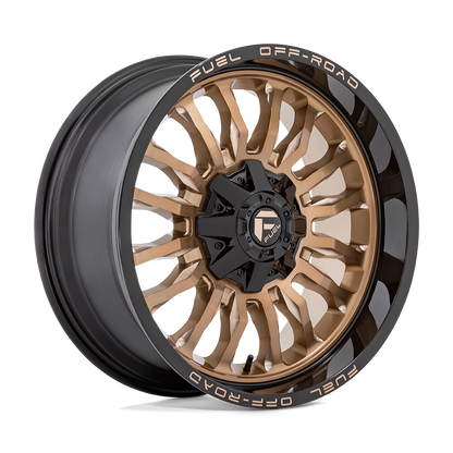 20x10 Fuel D797 Arc Platinum Bronze With Black Lip Wheel 8x170 (-18mm)