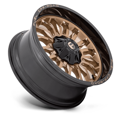 20x10 Fuel D797 Arc Platinum Bronze Black Lip Wheel 5x5/5x5.5 (-18mm)