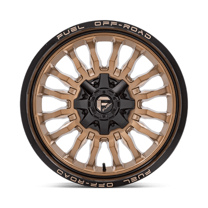 22x10 Fuel D797 Arc Platinum Bronze With Black Lip Wheel 8x180 (-18mm)