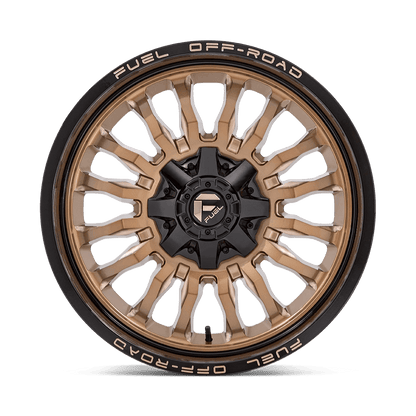 20x10 Fuel D797 Arc Platinum Bronze With Black Lip Wheel 8x170 (-18mm)