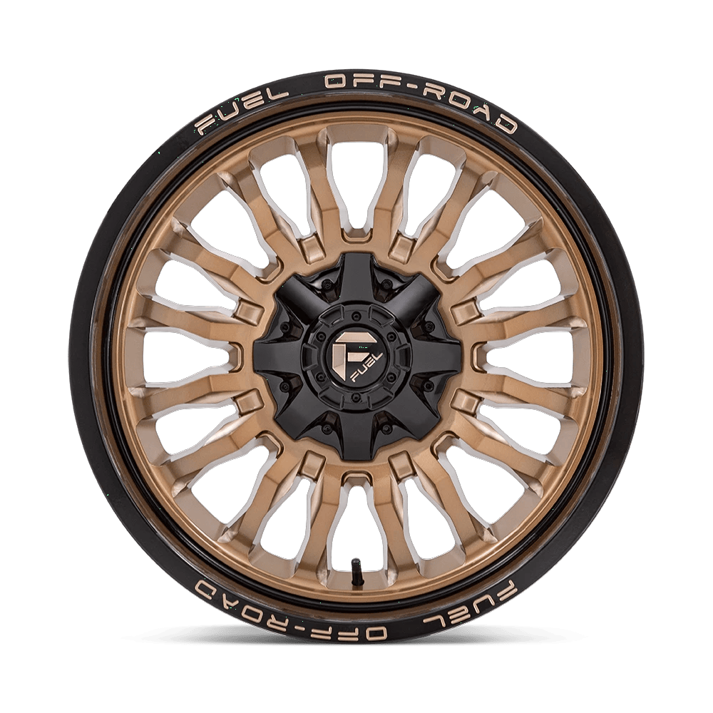 20x9 Fuel D797 Arc Platinum Bronze With Black Lip Wheel 6x5.5 (1mm)