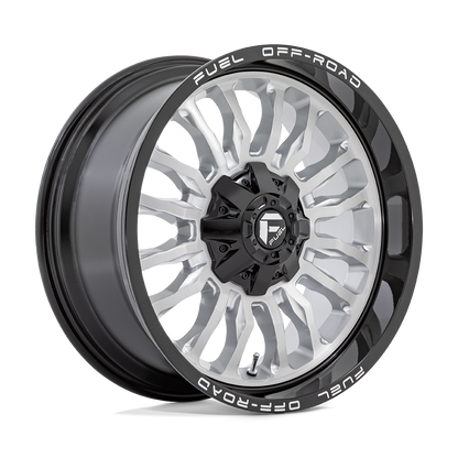 20x10 Fuel D798 Arc Silver Brushed Face Wheel 8x170 (-18mm)