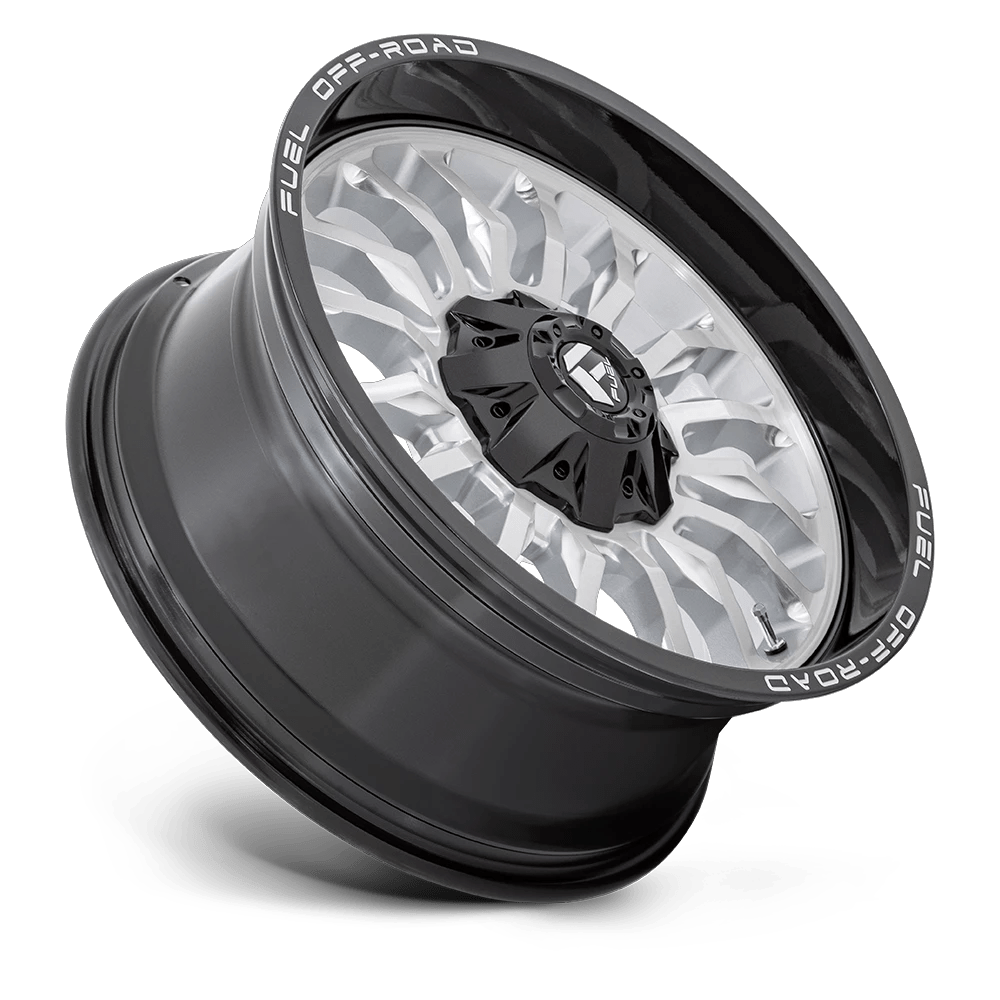 22x10 Fuel D798 Arc Silver Brushed Face Wheel 8x170 (-18mm)