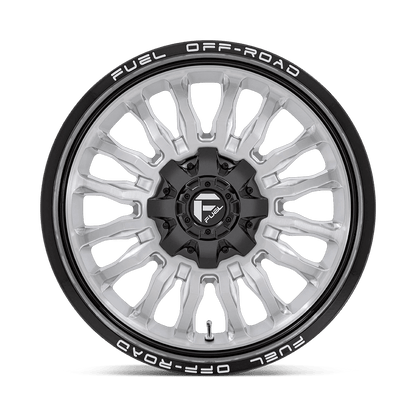 20x10 Fuel D798 Arc Silver Brushed Face Wheel 8x170 (-18mm)