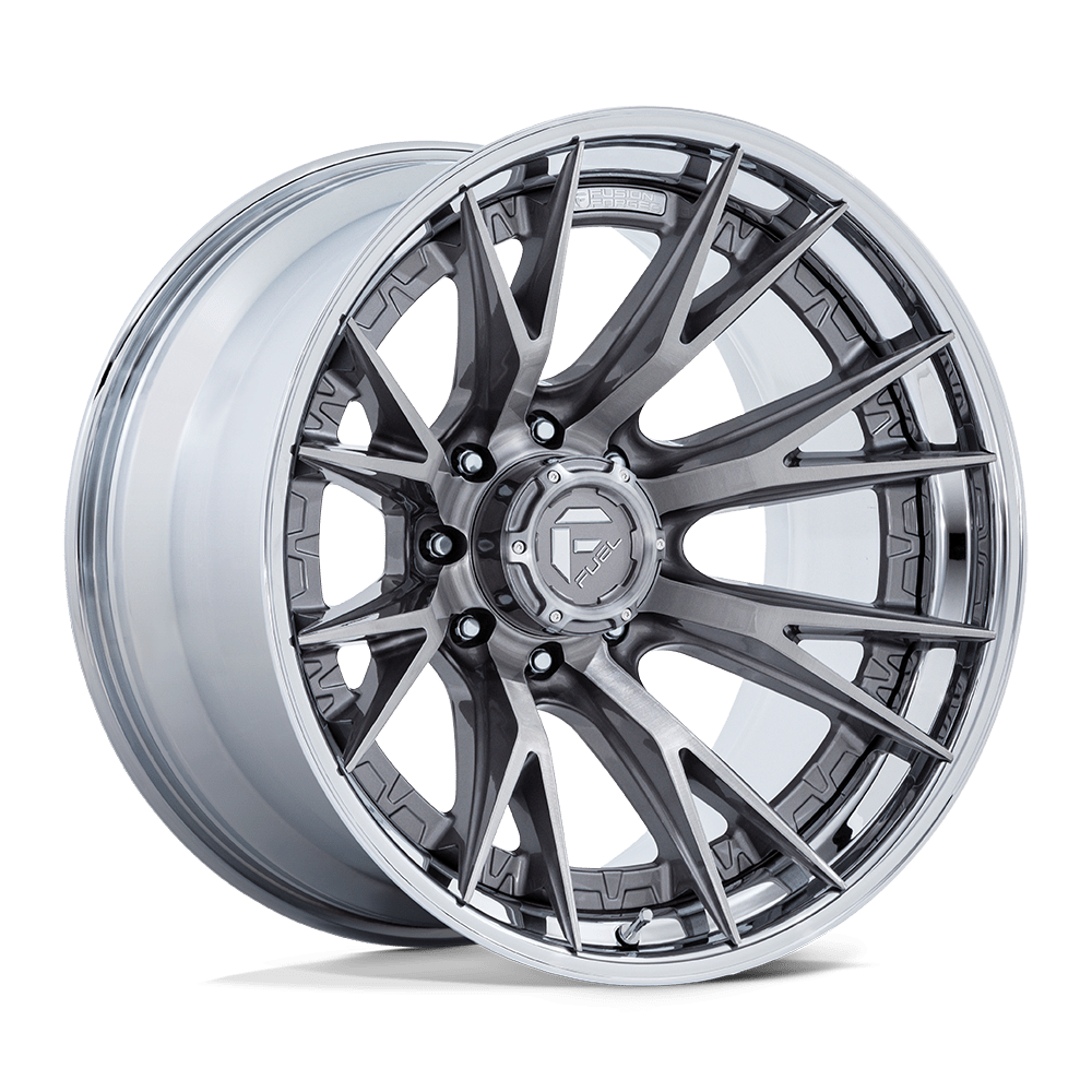 20x10 Fuel Off-Road FC402 Catalyst Platinum With Chrome Lip Wheel 8x6.5 (-18mm)