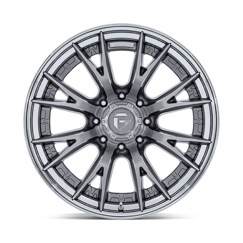 20x10 Fuel Off-Road FC402 Catalyst Platinum With Chrome Lip Wheel 8x6.5 (-18mm)