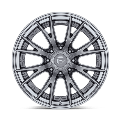 20x10 Fuel Off-Road FC402 Catalyst Platinum With Chrome Lip Wheel 8x6.5 (-18mm)