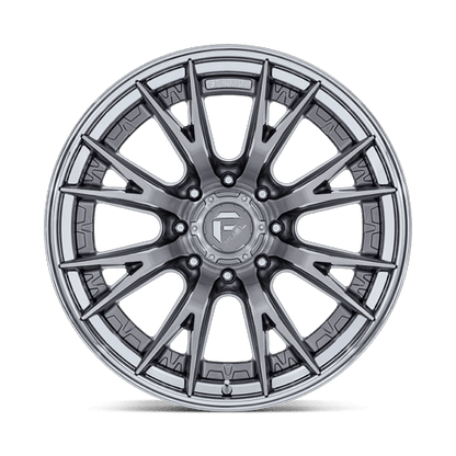 20x9 Fuel Off-Road FC402 Catalyst Platinum With Chrome Lip Wheel 8x6.5 (1mm)