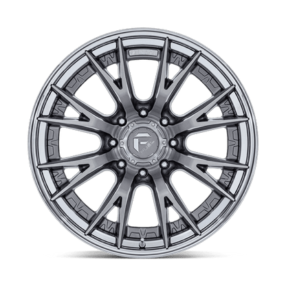 24x12 Fuel Off-Road FC402 Catalyst Platinum With Chrome Lip Wheel 8x6.5 (-44mm)
