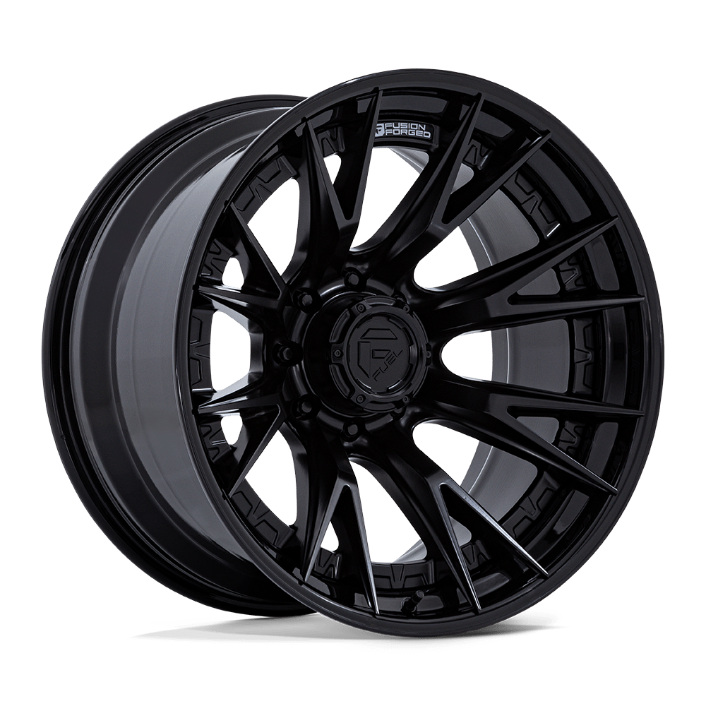 20x9 Fuel FC402 Catalyst Matte Black W/ Gloss Black Lip Wheel 8x6.5 (1mm)