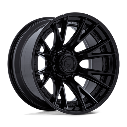 20x9 Fuel FC402 Catalyst Matte Black W/ Gloss Black Lip Wheel 8x6.5 (1mm)