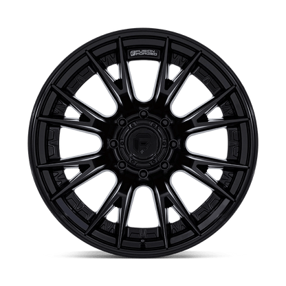 22x12 Fuel FC402 Catalyst Matte Black W/ Gloss Black Lip Wheel 8x180 (-44mm)