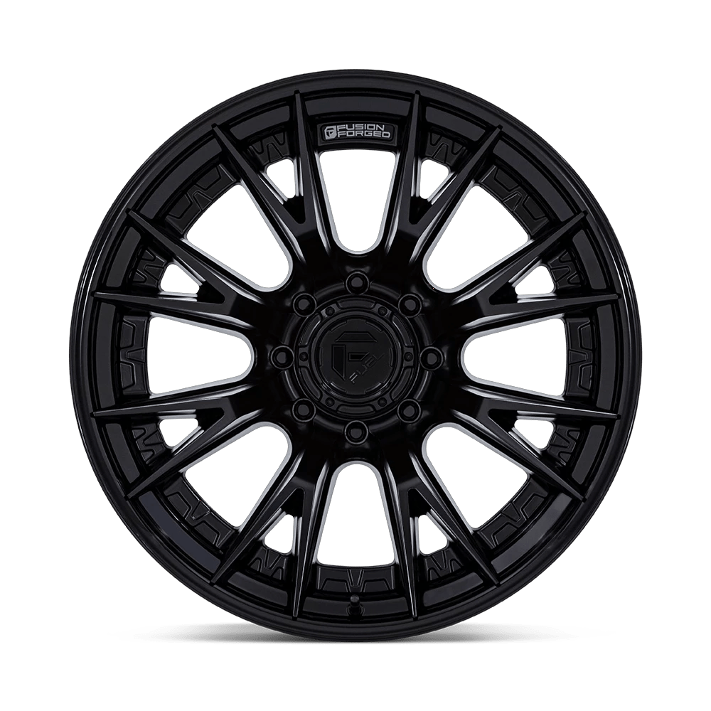 22x12 Fuel FC402 Catalyst Matte Black W/ Gloss Black Lip Wheel 8x180 (-44mm)