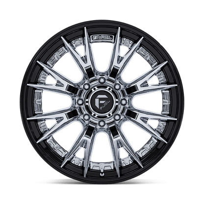 20x10 Fuel Off-Road FC402 Catalyst Chrome W/ Gloss Black Lip Wheel 8x180 (-18mm)