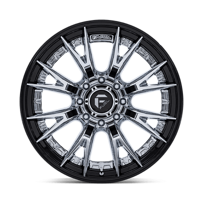 20x9 Fuel Off-Road FC402 Catalyst Chrome W/ Gloss Black Lip Wheel 8x180 (1mm)