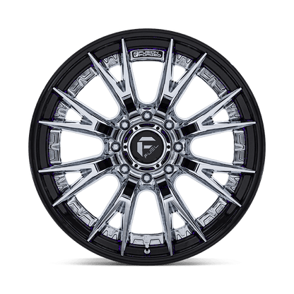 22x12 Fuel Off-Road FC402 Catalyst Chrome W/ Gloss Black Lip Wheel 8x170 (-44mm)