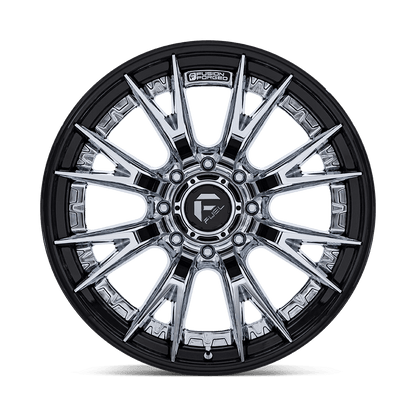 22x12 Fuel Off-Road FC402 Catalyst Chrome W/ Gloss Black Lip Wheel 8x6.5 (-44mm)