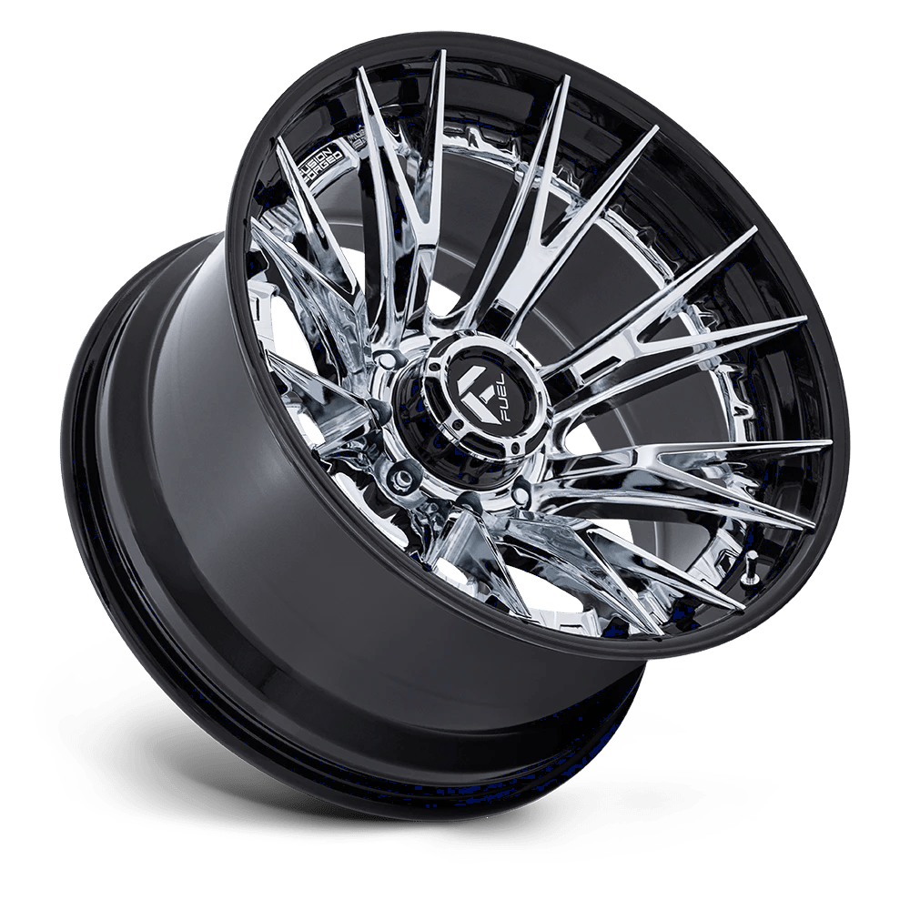 22x10 Fuel Off-Road FC402 Catalyst Chrome W/ Gloss Black Lip Wheel 8x170 (-18mm)