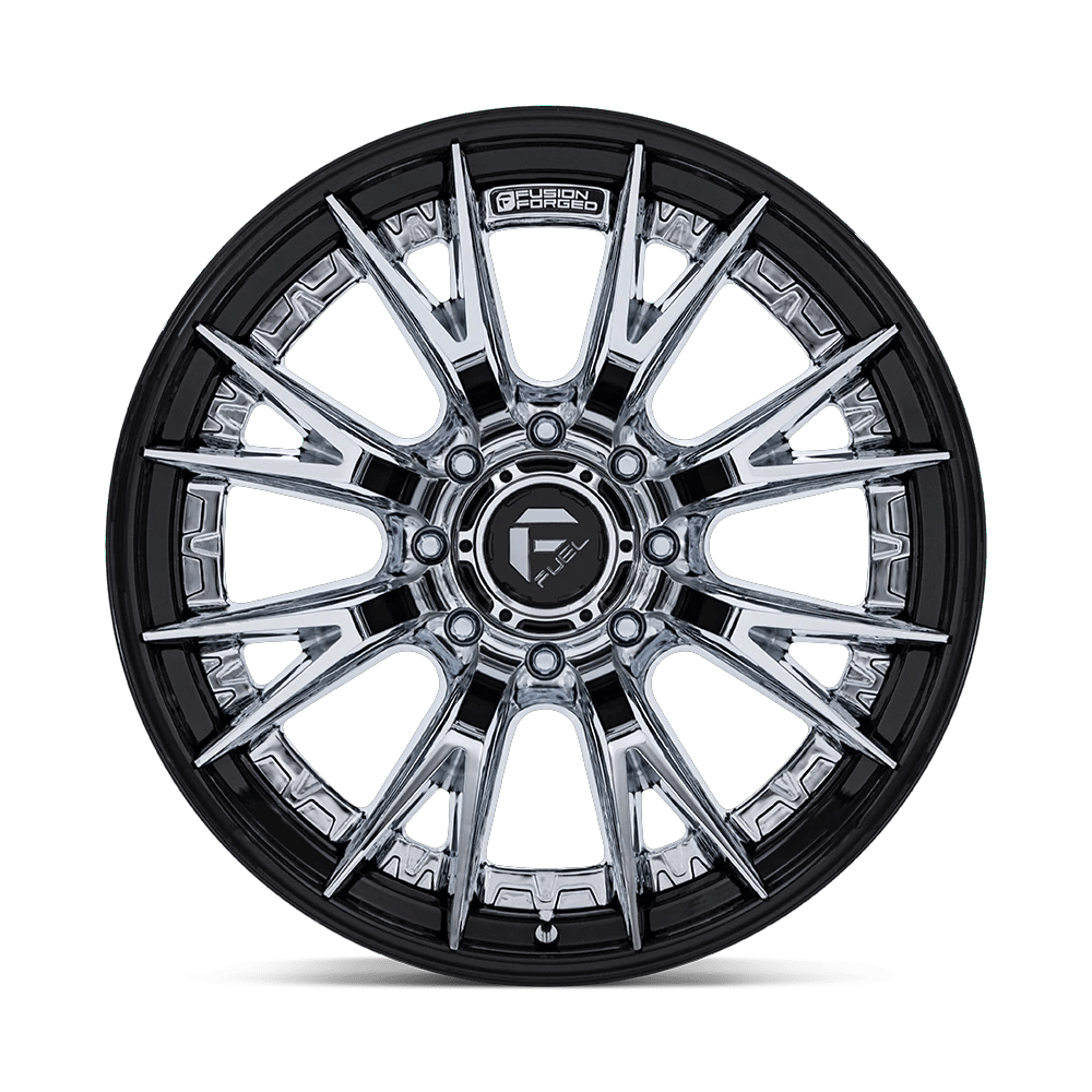 22x10 Fuel Off-Road FC402 Catalyst Chrome W/ Gloss Black Lip Wheel 8x170 (-18mm)