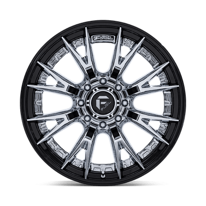22x10 Fuel Off-Road FC402 Catalyst Chrome W/ Gloss Black Lip Wheel 8x180 (-18mm)