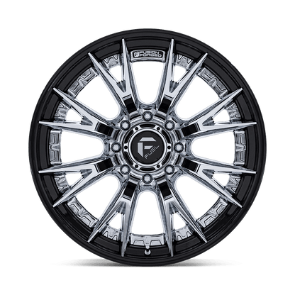 24x12 Fuel Off-Road FC402 Catalyst Chrome W/ Gloss Black Lip Wheel 8x6.5 (-44mm)