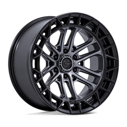 20x9 Fuel FC874 Celsius Matte Gunmetal Matte Black Lip Wheel 6x5.5 (1mm)