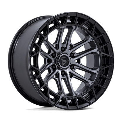 20x9 Fuel FC874 Celsius Matte Gunmetal Matte Black Lip Wheel 6x5.5 (1mm)
