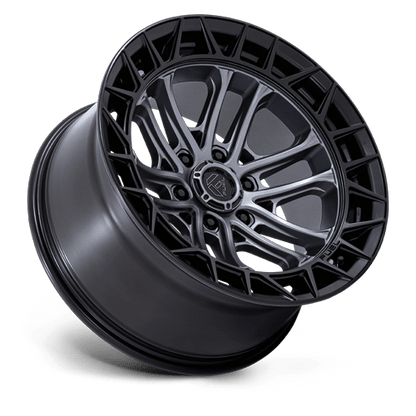 20x9 Fuel Off-Road FC874 Celsius Matte Gunmetal W/ Matte Black Wheel 6x135 (1mm)