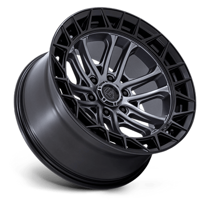 17x9 Fuel Off-Road FC874 Celsius Matte Gunmetal W/ Matte Black Wheel 6x135 (1mm)