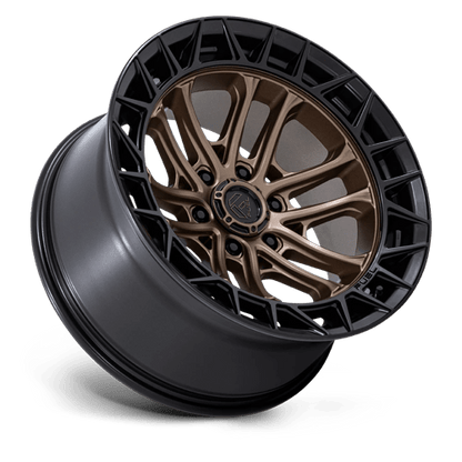 17x9 Fuel FC874 Celsius Matte Bronze Matte Black Lip Wheel 6x135 (-12mm)