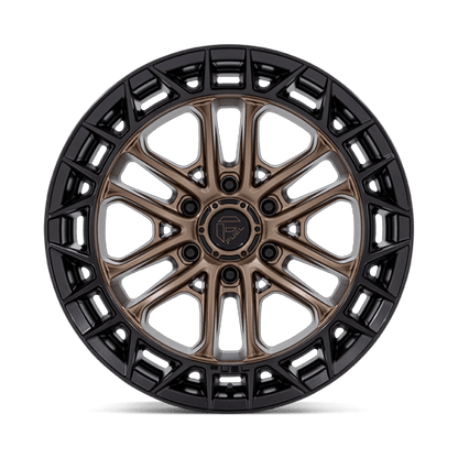 17x9 Fuel FC874 Celsius Matte Bronze Matte Black Lip Wheel 6x135 (-12mm)
