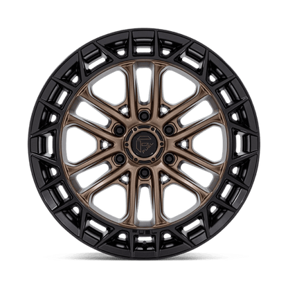 17x9 Fuel FC874 Celsius Matte Bronze Matte Black Lip Wheel 6x135 (-12mm)