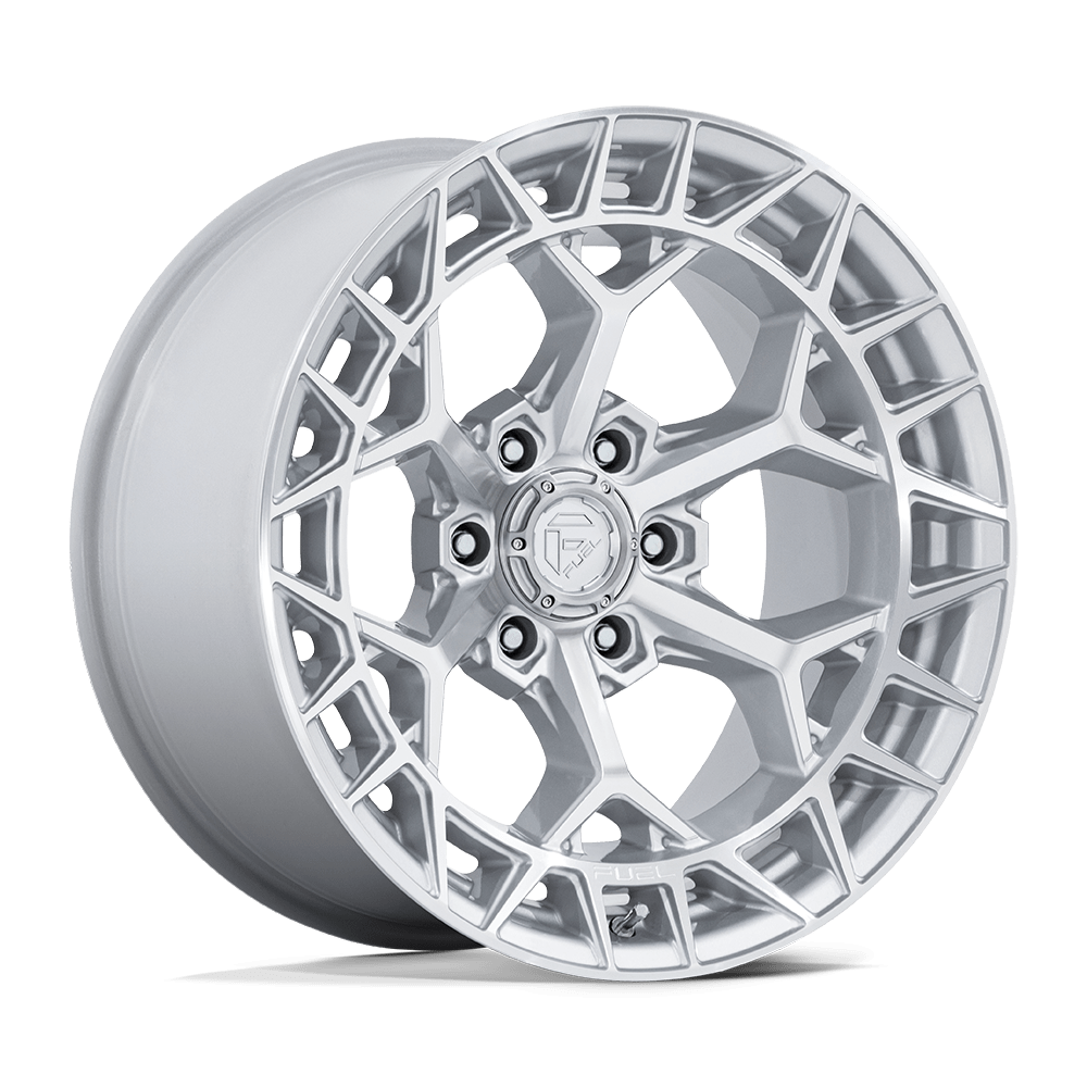 22x12 Fuel Off-Road FC873 Charger Gloss Silver Machined Face Wheel 6x5.5 (-44mm)