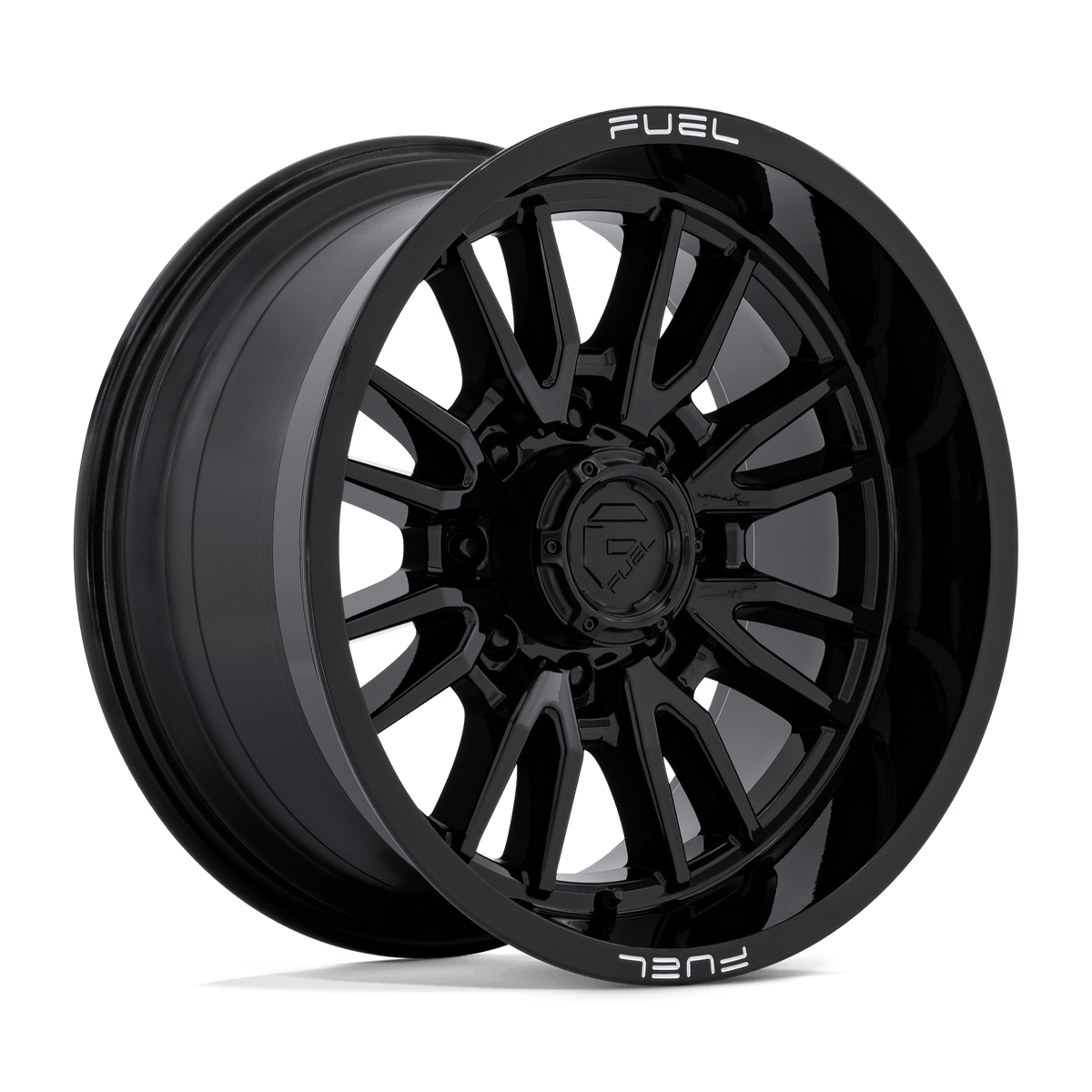 20x10 Fuel D760 Clash Gloss Black Wheel 8x180 (-18mm)