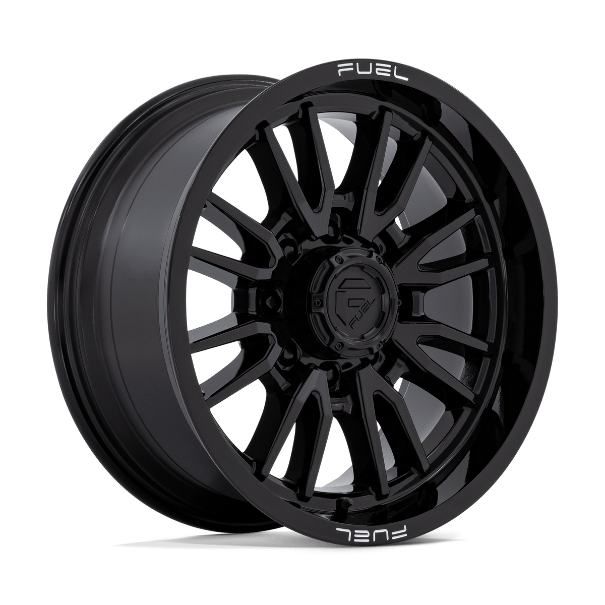 20x9 Fuel D760 Clash Gloss Black Wheel 8x180 (1mm)