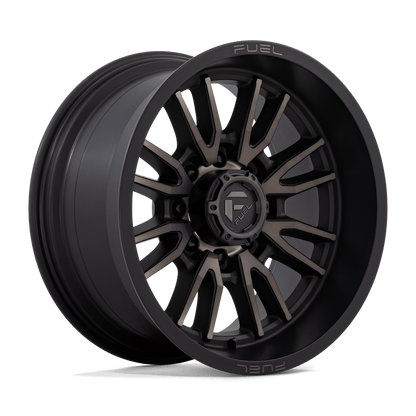 20x10 Fuel D762 Clash Matte Black Double Dark Tint Wheel 8x6.5 (-18mm)