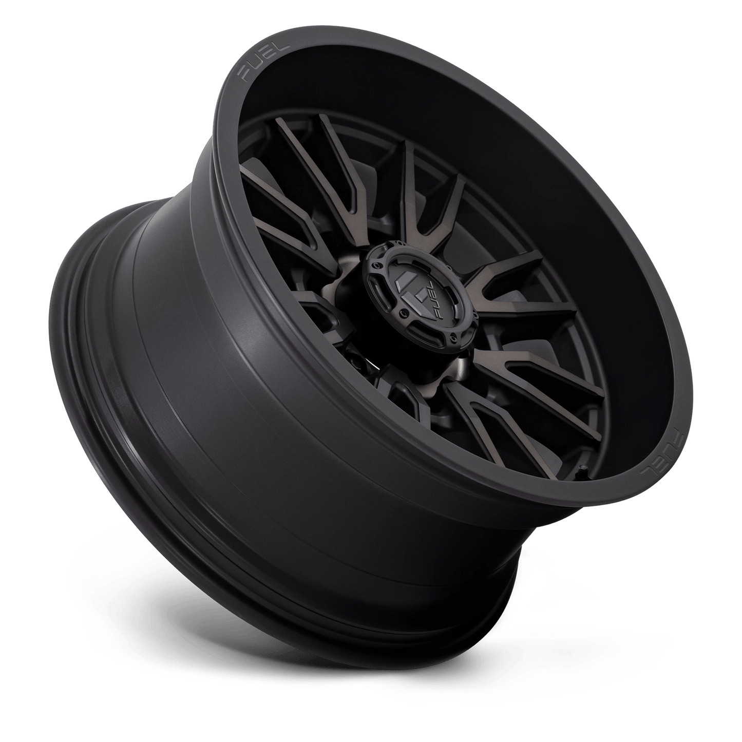 20x10 Fuel D762 Clash Matte Black Double Dark Tint Wheel 8x170 (-18mm)