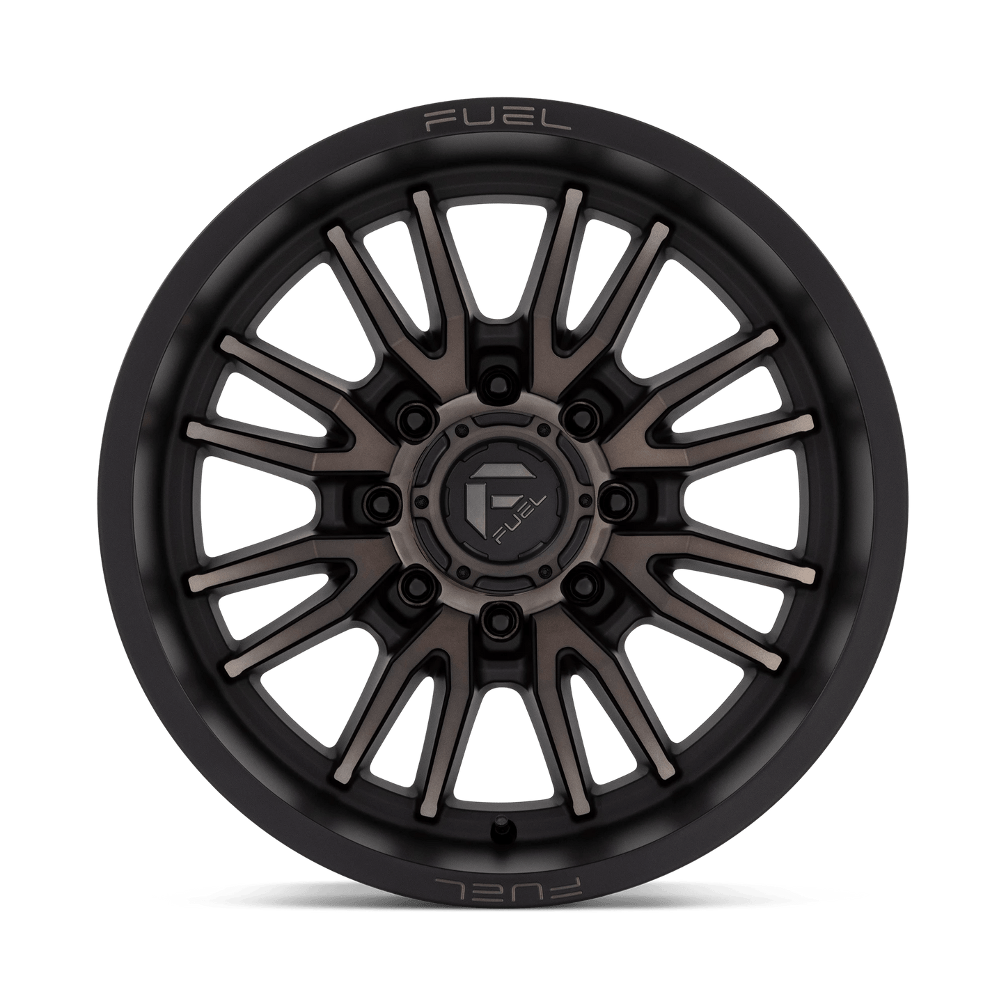 20x10 Fuel D762 Clash Matte Black Double Dark Tint Wheel 8x170 (-18mm)