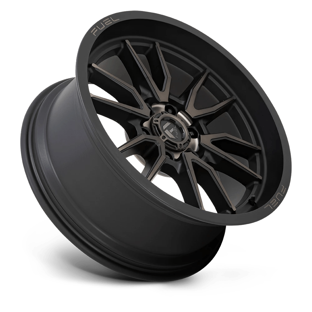 20x9 Fuel D762 Clash Matte Black Double Dark Tint Wheel 6x4.5 (1mm)