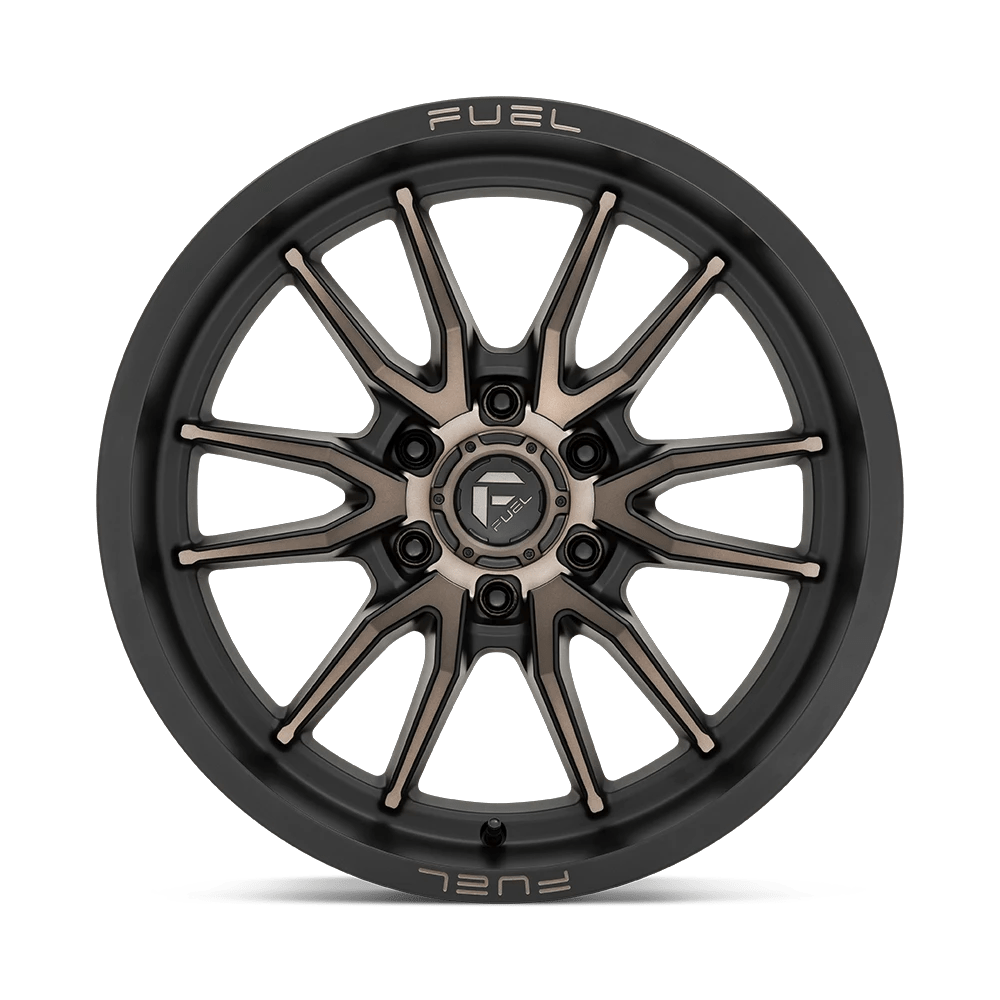 20x9 Fuel D762 Clash Matte Black Double Dark Tint Wheel 6x4.5 (1mm)