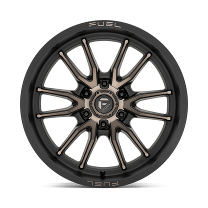 20x9 Fuel D762 Clash Matte Black Double Dark Tint Wheel 6x4.5 (1mm)