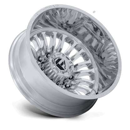 22x8.25 Fuel Off-Road D891 Arc Polished DUALLY REAR Wheel 10x225 (-201mm)