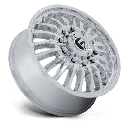 22x8.25 Fuel Off-Road D891 Arc Polished DUALLY FRONT Wheel 10x225 (104mm)