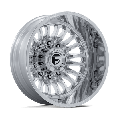 22x8.25 Fuel Off-Road D891 Arc Polished DUALLY REAR Wheel 8x210 (-201mm)