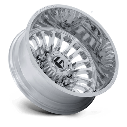 22x8.25 Fuel Off-Road D891 Arc Polished DUALLY REAR Wheel 8x210 (-201mm)