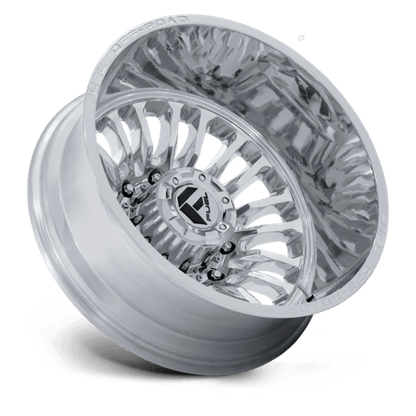 22x8.25 Fuel Off-Road D891 Arc Polished DUALLY REAR Wheel 8x210 (-227mm)