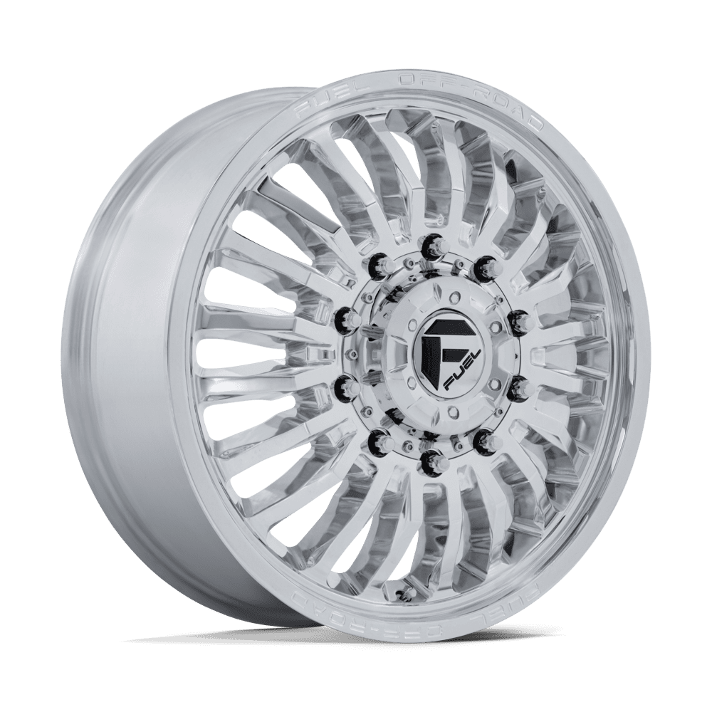 22x8.25 Fuel Off-Road D891 Arc Polished DUALLY FRONT Wheel 8x6.5 (104mm)